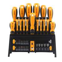 Plastic handle CRV multi precision magnetic cordless mini  phillips torx screwdriver set