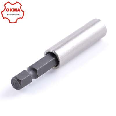 OKMA High Quality Magnet Bit Holders 1/4 CNC Sand Blasting S2 Material